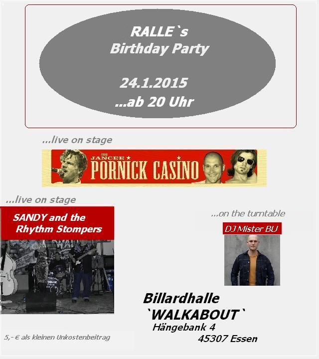 Pornick Casino und SANDY and the Rhythm Stompers Essen 24.01.2015